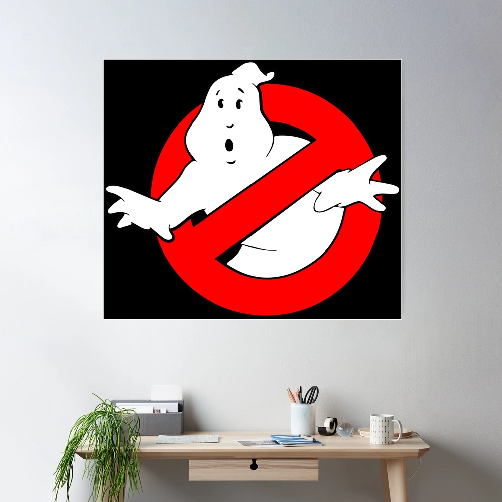 Wall Art Print Ghostbusters sumi e, Gifts & Merchandise