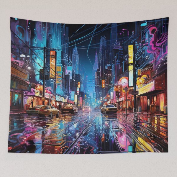 Item preview, Neon Metropolis designed and sold by Venon28.