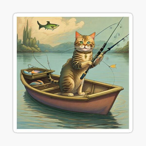 Fishing Cat Merch & Gifts for Sale