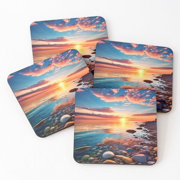 Item preview, Serene Landscape - Coastal Sunset designed and sold by Serenitia.