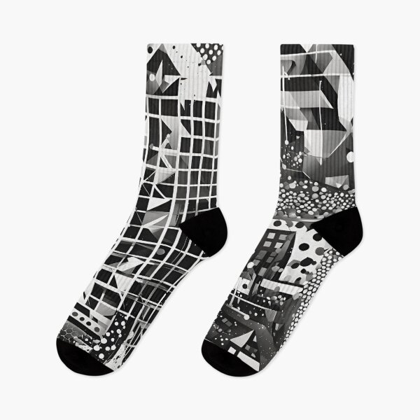 Item preview,  Geometrics dots and lines n black and white designed and sold by Coolparrotgirl.