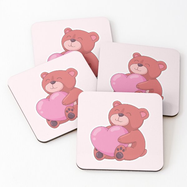 Item preview, Pink teddy bear with heart designed and sold by ccristinaaorzz.