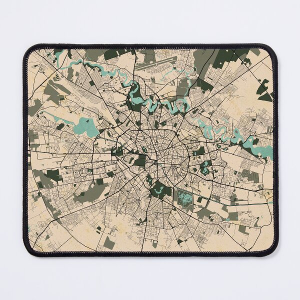 Item preview, Bucharest City Map of Romania  - Vintage designed and sold by deMAP.