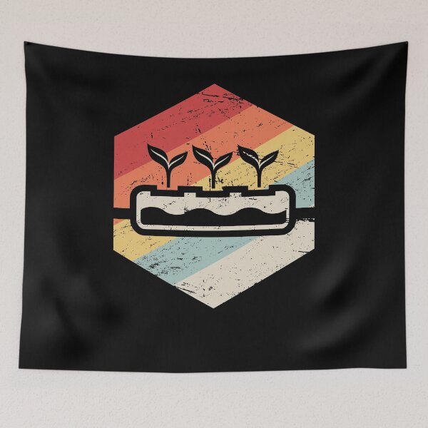 Item preview, Retro Hydroponics Farming Farmer designed and sold by Jam Jar.
