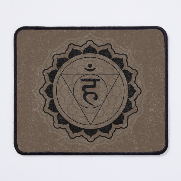 Item preview, Throat Chakra Mandala - Earth + Coal designed and sold by Irene Estelle.
