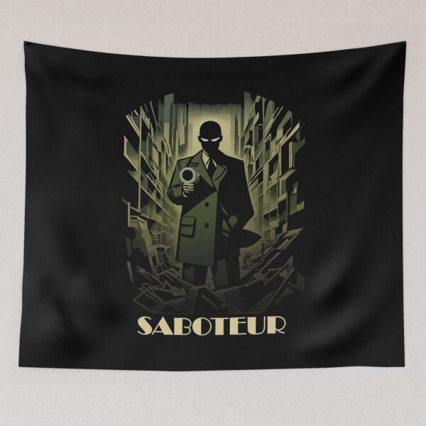Item preview, SABOTEUR, sabotage, system disruptor, system manipulation designed and sold by CrisMor-Art.