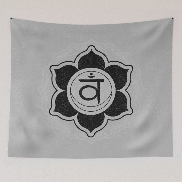 Item preview, Sacral Chakra Mandala - Fog + Coal designed and sold by Irene Estelle.