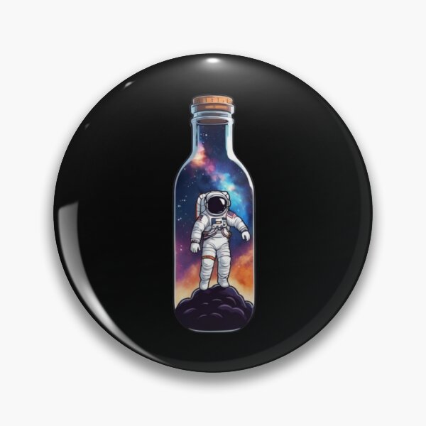 Item preview, Astronaut in a Cosmic Bottle designed and sold by BaisaStudio.