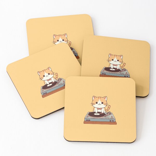 Item preview, Rave Cat Edm Kitten Dj Kitty designed and sold by SOMI SOMI.