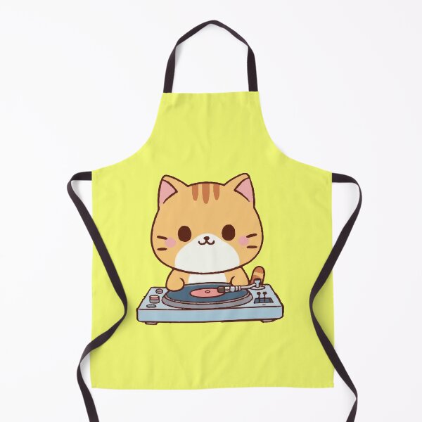 Item preview, CUTE DJ CAT MEOW designed and sold by SOMI SOMI.