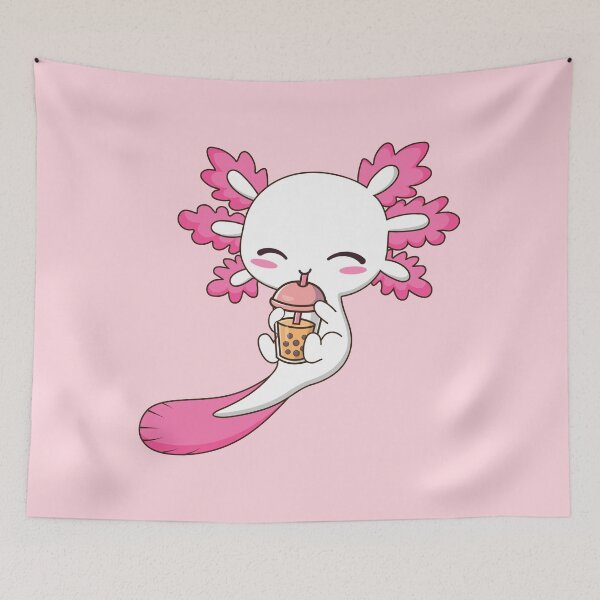 Item preview, pink dragon drinking bubble tea designed and sold by ccristinaaorzz.