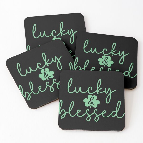 Item preview, Lucky And Blessed Green Shamrock,St Patricks Day designed and sold by BotunPeony.
