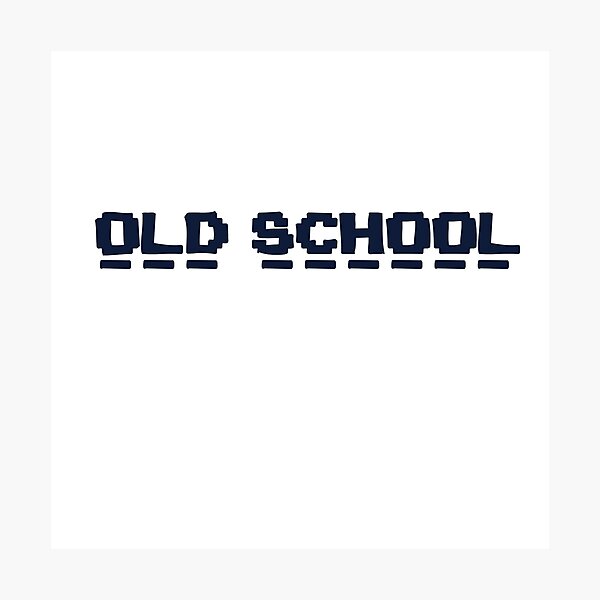 Item preview, OLD SCHOOL password designed and sold by Boog Monst .