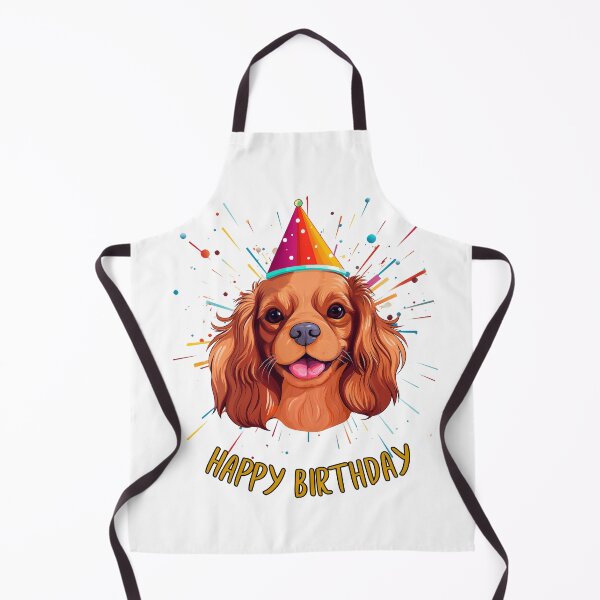 Item preview, Birthday Cavalier King Charles - Ruby Red - Happy Birthday! designed and sold by wotsthis.