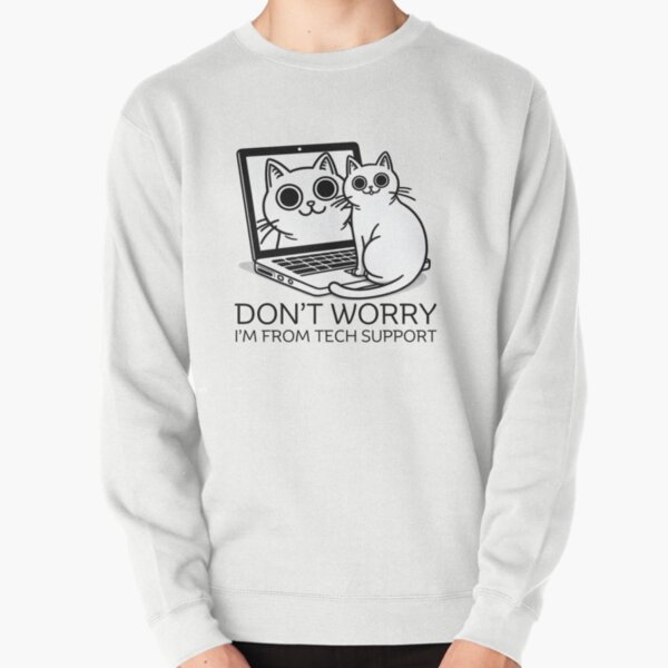Item preview, I'm From Tech Support Cat Quotes designed and sold by VerveVerseBoo.