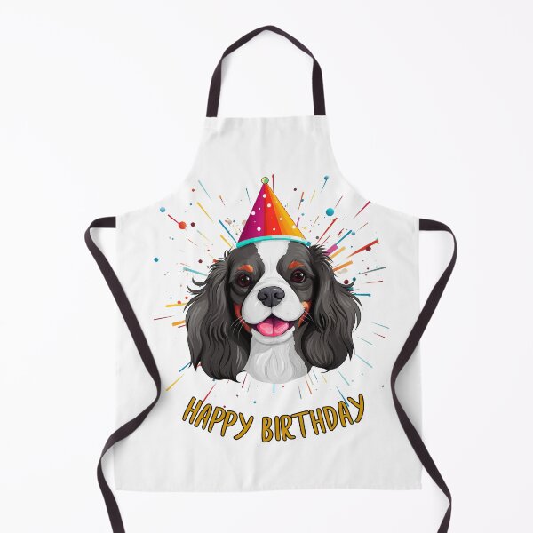 Item preview, Birthday Cavalier King Charles - Tricolor - Happy Birthday! designed and sold by wotsthis.
