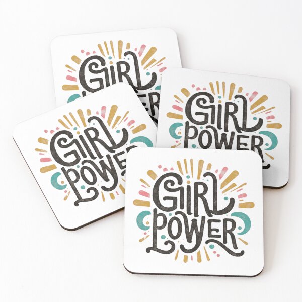Artikelvorschau, Girl-Power-Aufkleber entworfen und verkauft von KODGraphics.