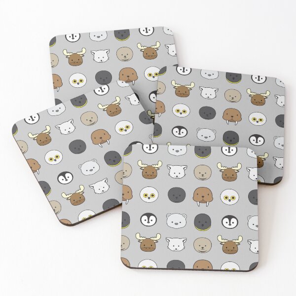Item preview, Animal Faces Stroke Cartoon Set 4 - Polar designed and sold by SUPERHERON.