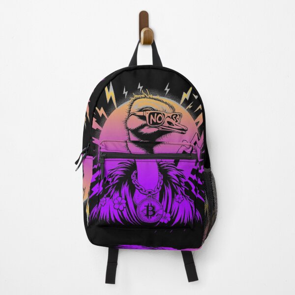 Item preview, $NOSS "Crypto Surge Chic: Ostrich with BTC Necklace" designed and sold by zzz888.