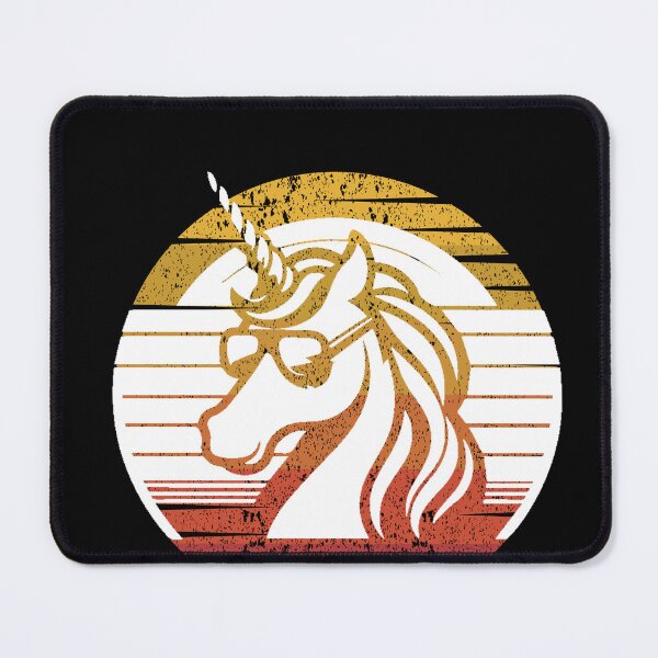 Item preview, Unicorn retro, retro unicorn, with gradient designed and sold by badbug.