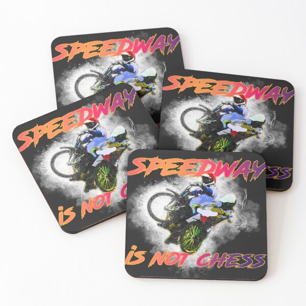 Item preview, "Speedway is not chess" for black T-shirt designed and sold by SpeedwayArt.