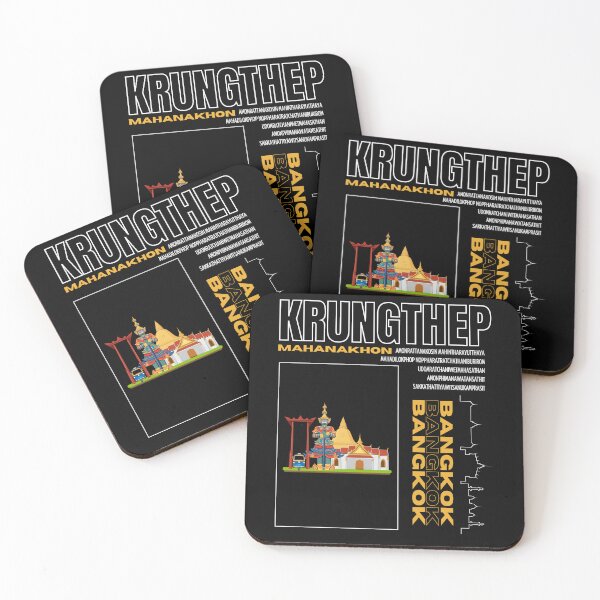 Item preview, Bangkok Full name and Cultural Landmarks  designed and sold by wazhyp.