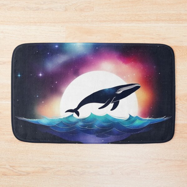 Item preview, a whale flying on the galaxy designed and sold by JangmiHorang.