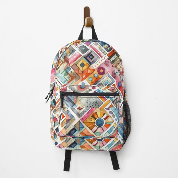 Item preview, geometric floral pattern designed and sold by Dominika Farkašová.