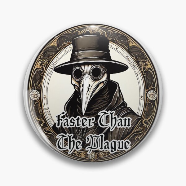 Item preview, Faster Than The Plague - Medieval Funny Design designed and sold by Ridiculam Toga.