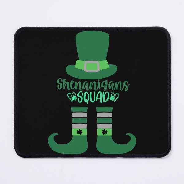 Item preview, Shenanigans Squad, Lucky Green Shamrock,St Patricks Day designed and sold by BotunPeony.
