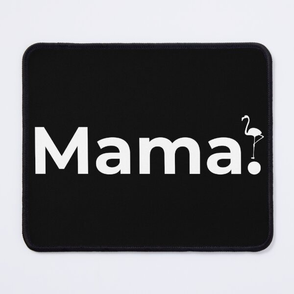 Item preview, Mama with flamingo (black) designed and sold by ArtifyAvangard.