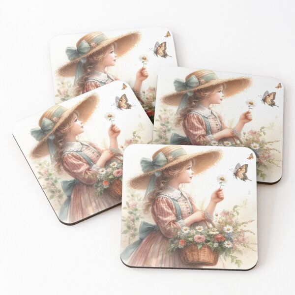 Item preview, Butterfly and flowers illustration designed and sold by Dominika Farkašová.