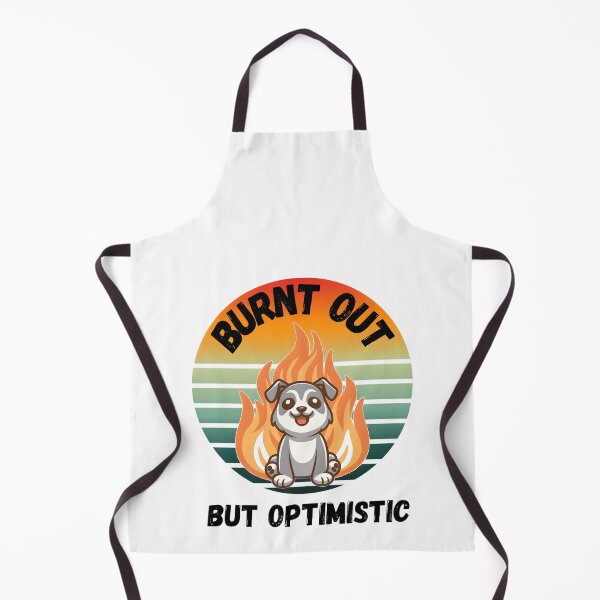 Item preview, Burnt out but optimistic designed and sold by StickerStyleHub.