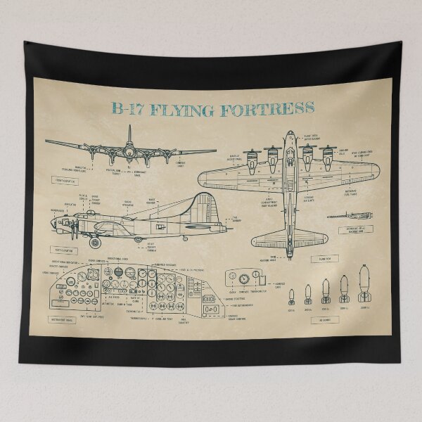 Item preview, B-17 Flying Fortress (Parchment) designed and sold by BGALAXY.