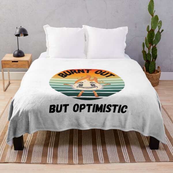 Item preview, Burnt out but optimistic designed and sold by StickerStyleHub.