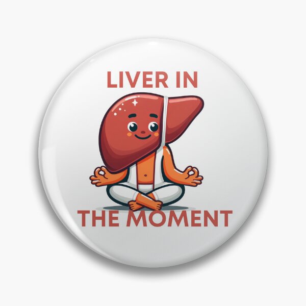 Aperçu de l'œuvre Foie méditatif - Dans l’instant - Jeu de mots sur le foie créée et vendue par Liseri.