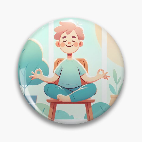 Item preview, Chair Yoga Joy Funny Gifts designed and sold by BadhbhLoot.