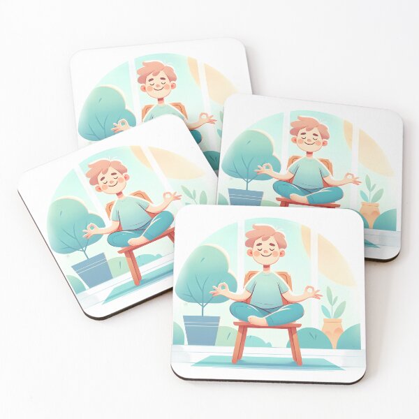 Item preview, Chair Yoga Joy Funny Gifts designed and sold by BadhbhArt.