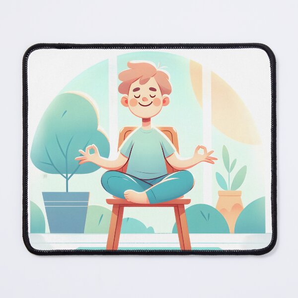 Item preview, Chair Yoga Joy Funny Gifts designed and sold by BadhbhLoot.