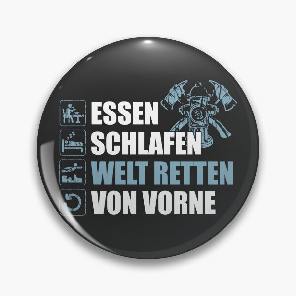 Item preview, "Super Feuerwehrmann / Feuerwehrfrau". Essen, schlafen, Welt retten, von Vorne. designed and sold by silentcolors.