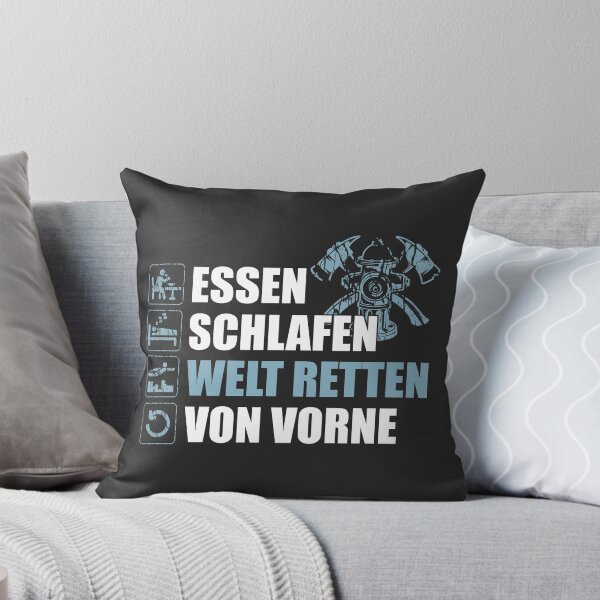 Artikel-Vorschau von "Super Feuerwehrmann / Feuerwehrfrau". Essen, schlafen, Welt retten, von Vorne., designt und verkauft von silentcolors.