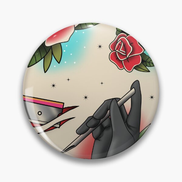 Item preview, Body mod tattoo flash print  designed and sold by K4lechips.