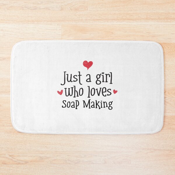 Item preview, Just A Girl Love Soap Making Skincare Artisan Natural Bars designed and sold by w1ckerman.