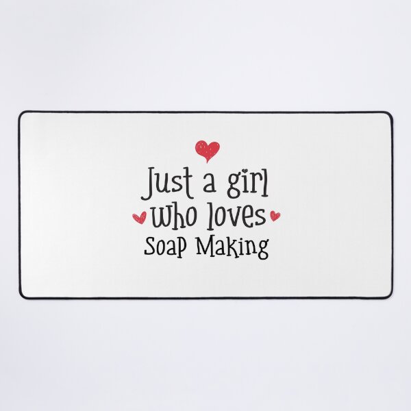 Item preview, Just A Girl Love Soap Making Skincare Artisan Natural Bars designed and sold by w1ckerman.