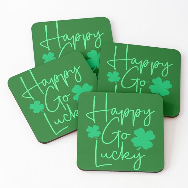 Item preview, Happy Go Lucky,  Green Shamrock,St Patricks Day designed and sold by BotunPeony.
