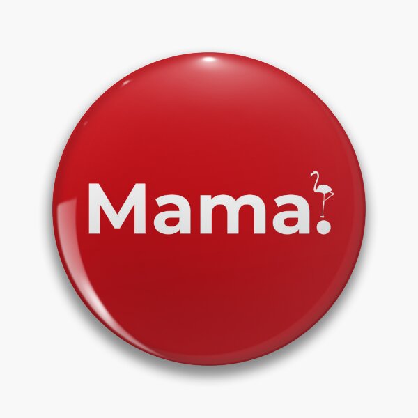Item preview, Mama with flamingo (red) designed and sold by ArtifyAvangard.