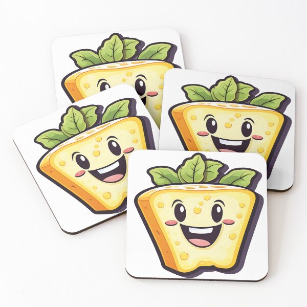 Item preview, Sunny day: yellow cheese with leaves designed and sold by Ink-Kreativ.