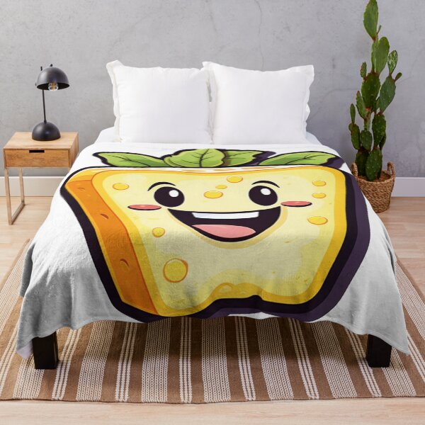 Item preview, Sunny day: yellow cheese with leaves designed and sold by Ink-Kreativ.