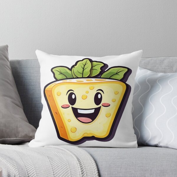 Item preview, Sunny day: yellow cheese with leaves designed and sold by Ink-Kreativ.