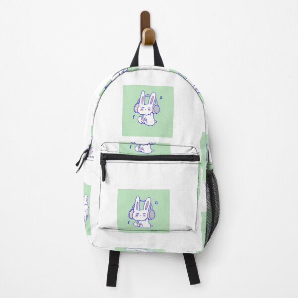 Item preview, Cute bunny in headphones designed and sold by Kater1naart.